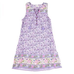 NEW Spell Sienna Sleeveless Tunic Dress Lilac Floral Resort Cottagecore Boho XS